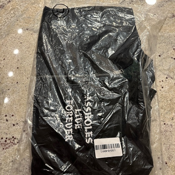 NEW Assholes Live Forever - Unisex Black Irish
Bandana Reversible Bomber Jacket - Picture 7 of 8